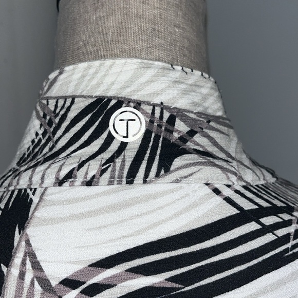 T Talbots Mockneck High Low Active Zip Up Jacket UPF 50+ XL P - Picture 6 of 8